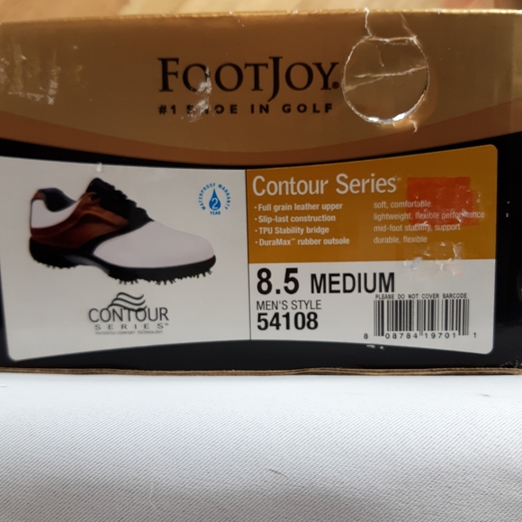 Men's NIB FootJoy Contour Series Golf Shoes 8.5 - Picture 3 of 8